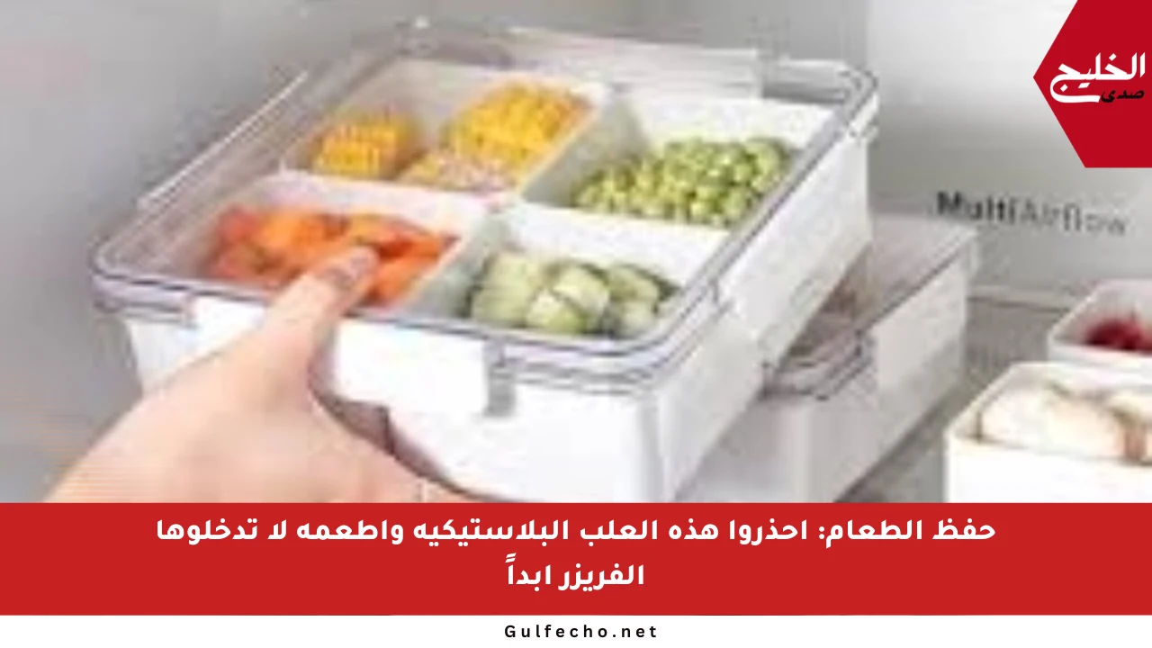 حفظ الطعام: احذروا هذه العلب البلاستيكية وأطعمة لا تدخلوها الفريزر أبداً